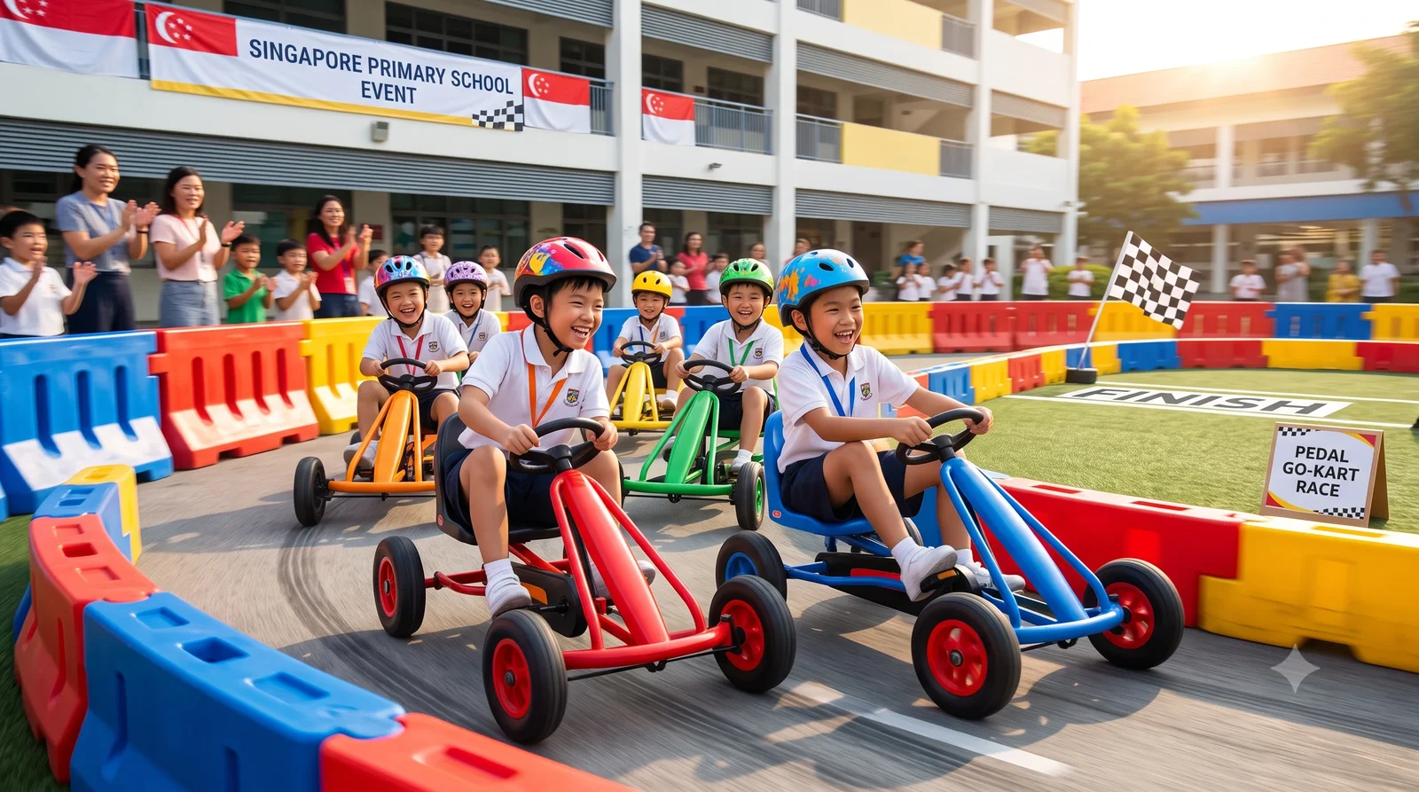 Pedal go-kart activity in Singapore