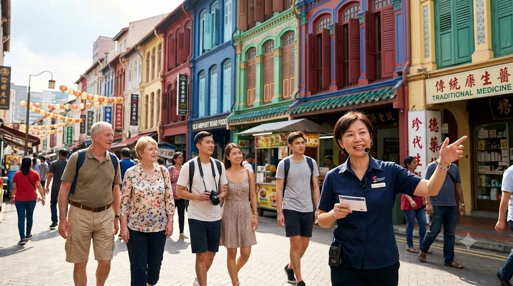 Guided tour through Singapore’s heritage streets